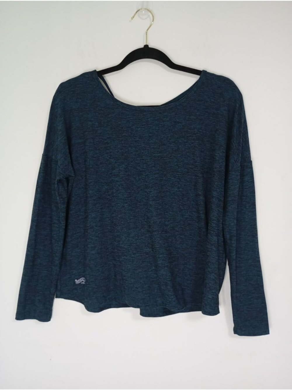 Beyond Yoga Featherweight Daydreamer Pullover Womens Blue Long Sleeve Size S